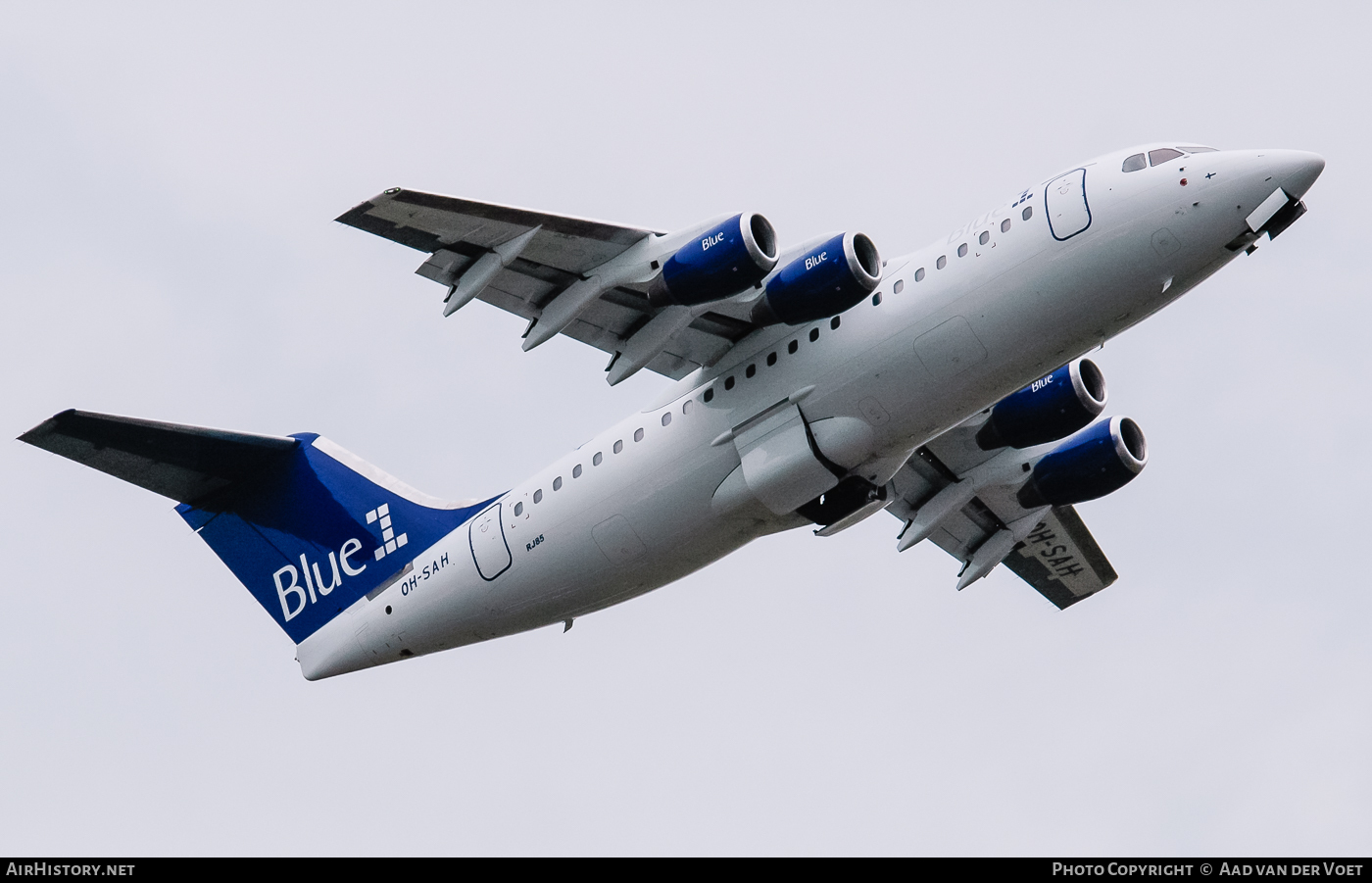 Aircraft Photo of OH-SAH | BAE Systems Avro 146-RJ85 | Blue1 | AirHistory.net #71189
