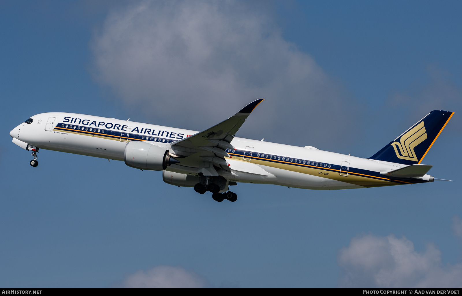 Aircraft Photo of 9V-SMK | Airbus A350-941 | Singapore Airlines | AirHistory.net #71194