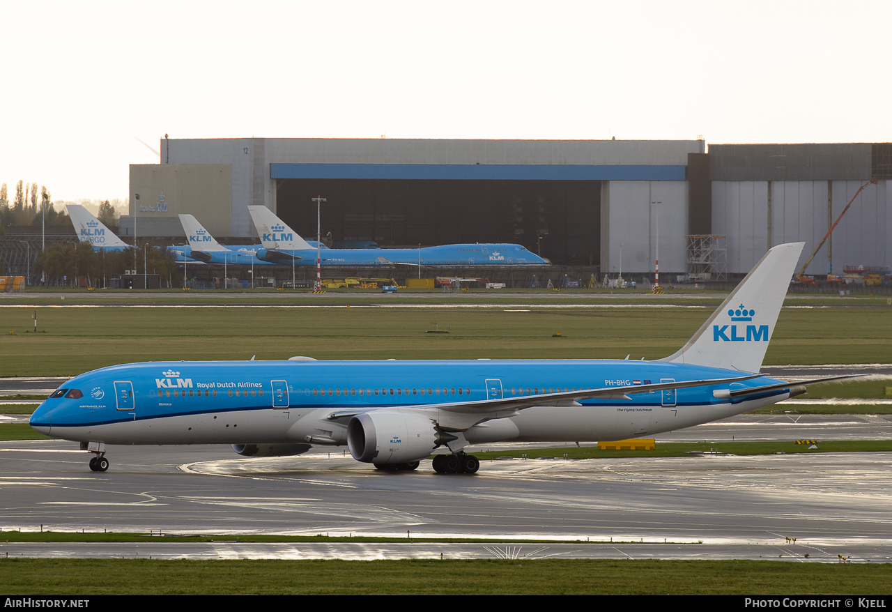 Aircraft Photo of PH-BHG | Boeing 787-9 Dreamliner | KLM - Royal Dutch Airlines | AirHistory.net #71195