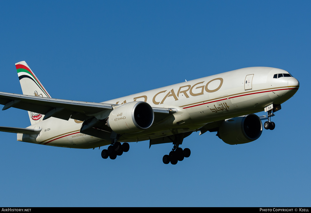 Aircraft Photo of A6-DDA | Boeing 777-FFX | Etihad Airways Cargo | AirHistory.net #71205