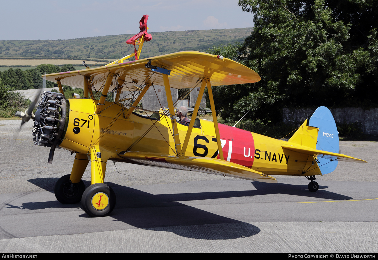 Aircraft Photo of G-CGPY / 671 | Boeing B75N Stearman | USA - Navy | AirHistory.net #71233