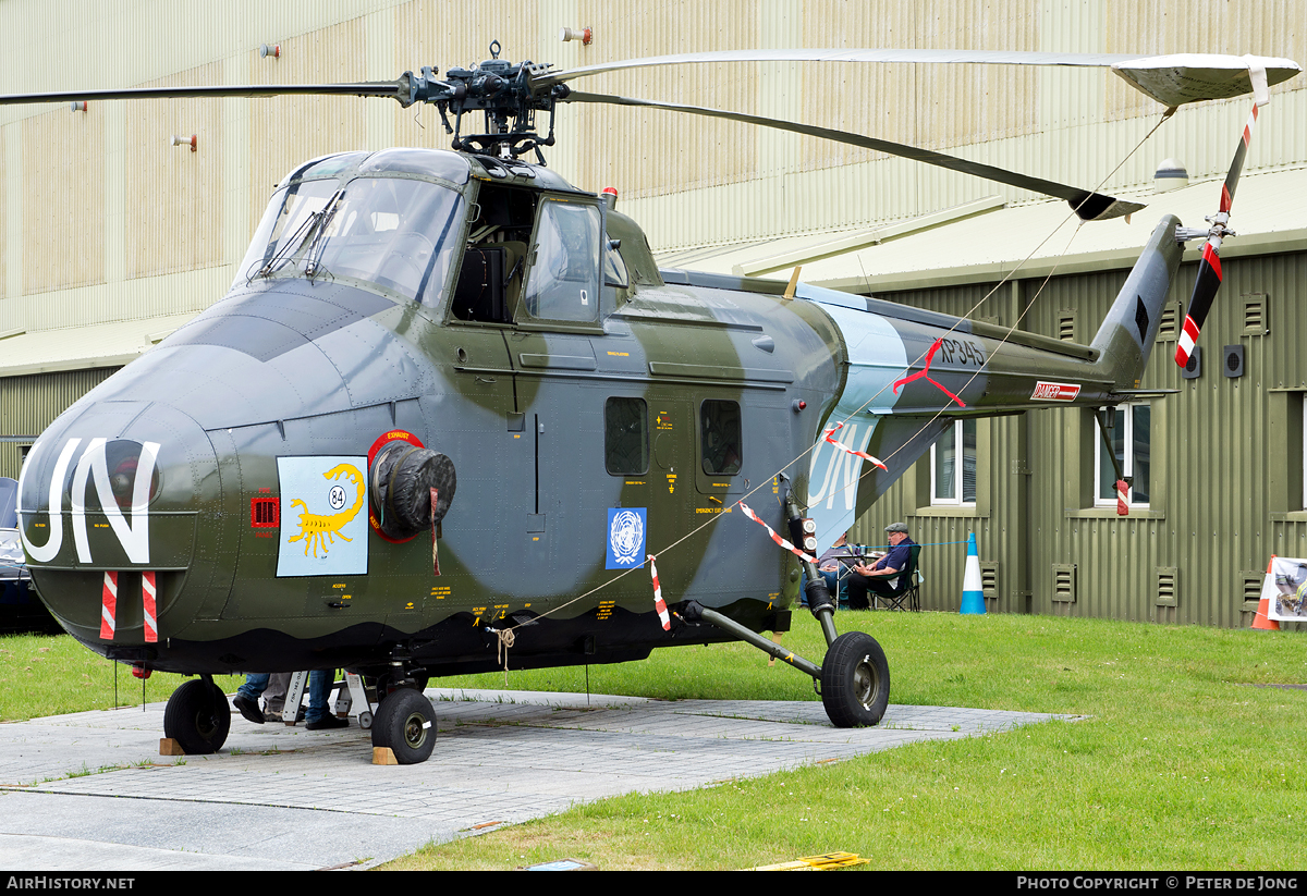 Aircraft Photo of XP345 | Westland WS-55-3 Whirlwind HAR10 | UK - Air Force | AirHistory.net #71247