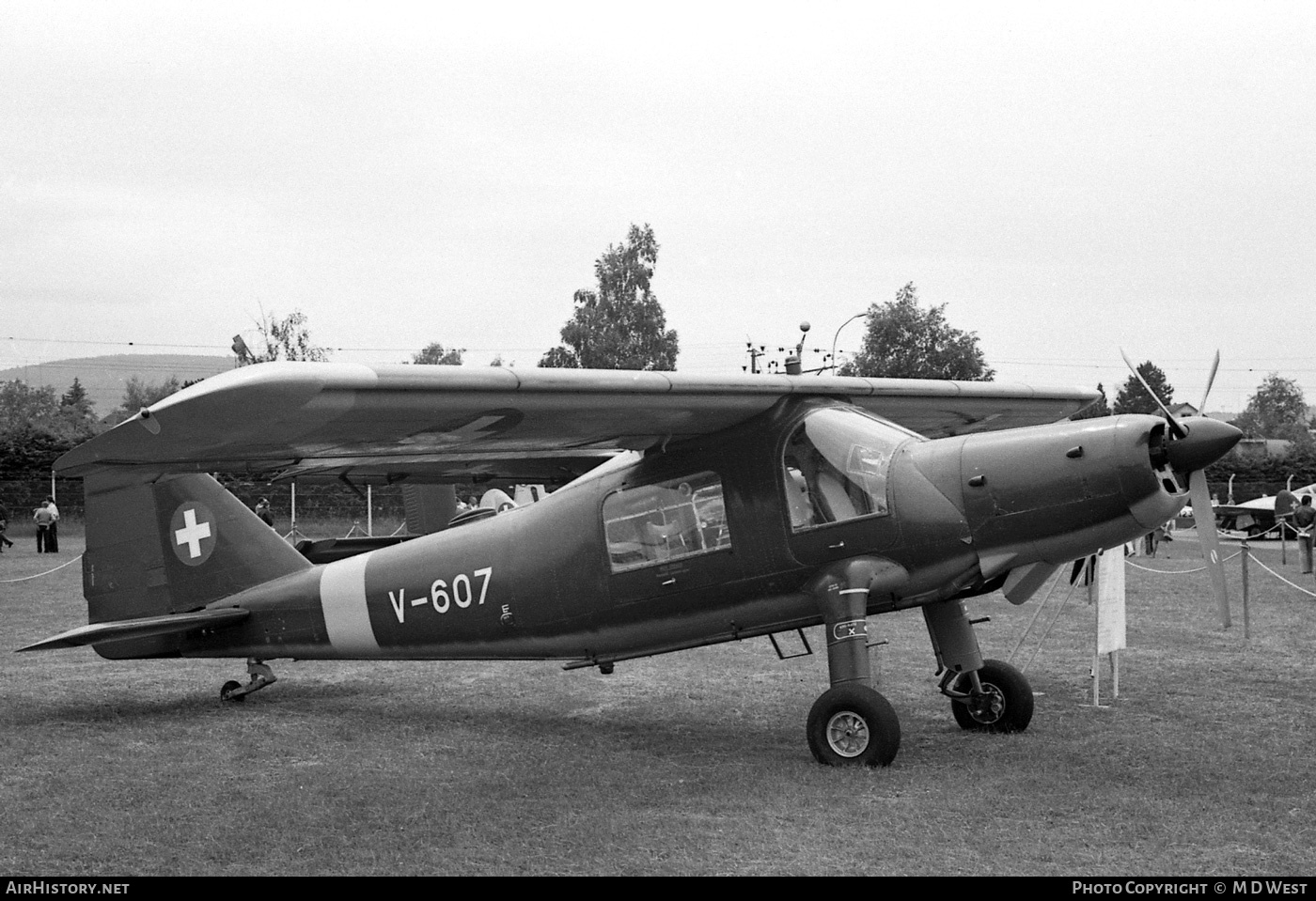 Aircraft Photo of V-607 | Dornier Do-27H-2 | Switzerland - Air Force | AirHistory.net #71260