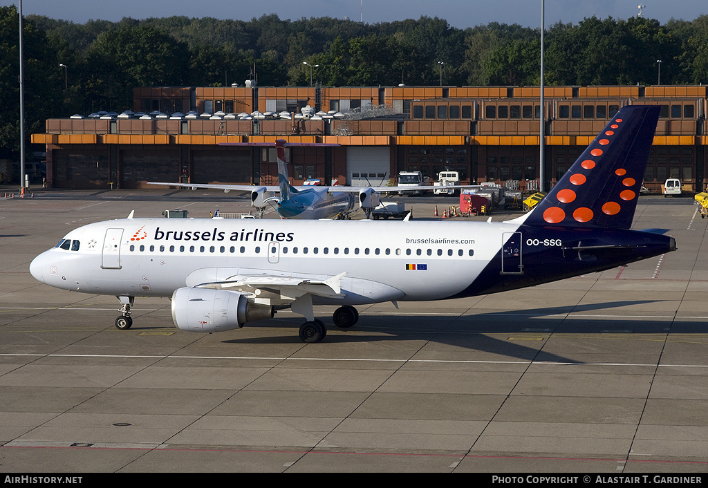 Aircraft Photo of OO-SSG | Airbus A319-112 | Brussels Airlines | AirHistory.net #71274