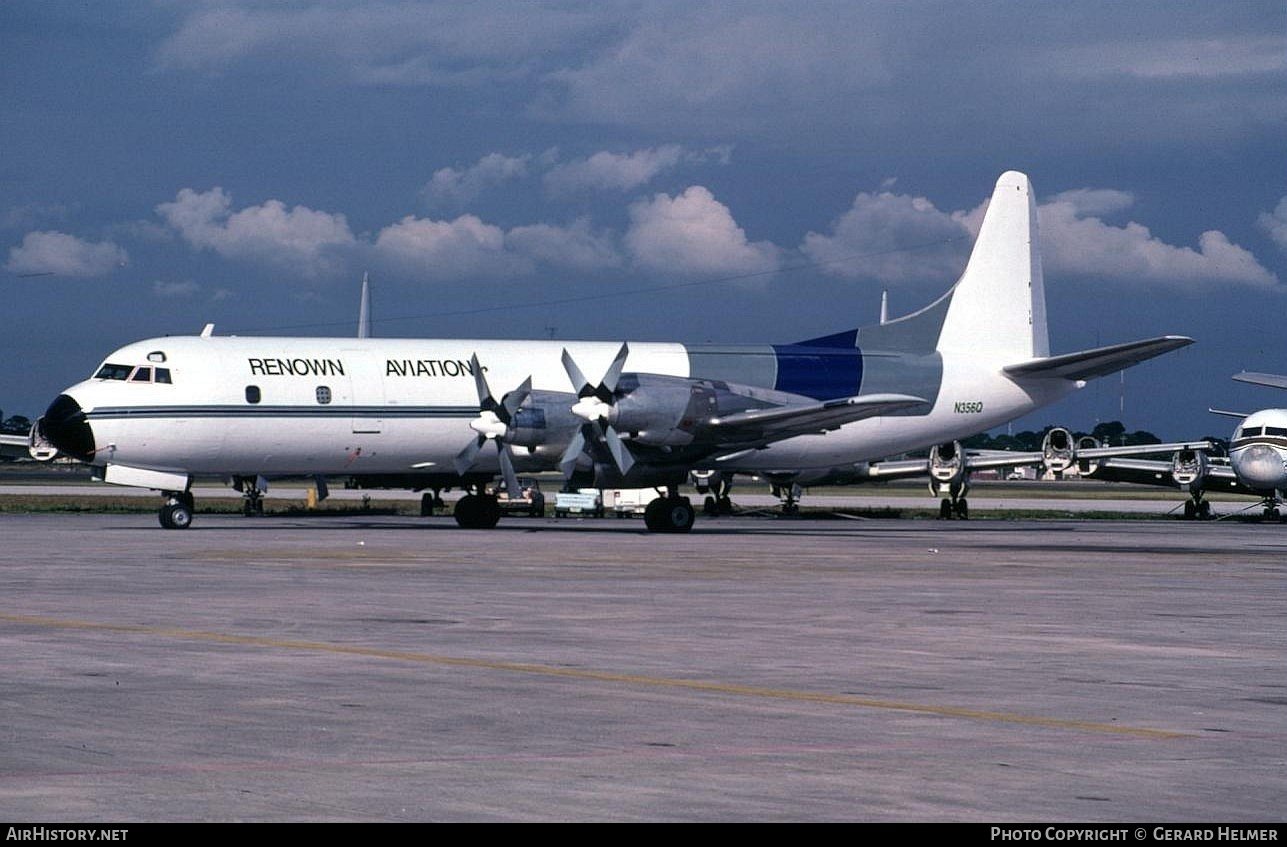 Aircraft Photo of N356Q | Lockheed L-188A(F) Electra | Renown Aviation | AirHistory.net #71296