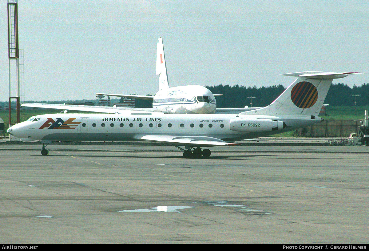 Aircraft Photo of EK-65822 | Tupolev Tu-134A-3 | Armenian Airlines | AirHistory.net #71300