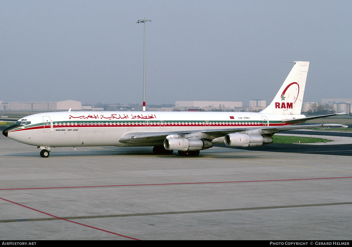 Aircraft Photo of CN-RMC | Boeing 707-351C | Royal Air Maroc - RAM | AirHistory.net #71339