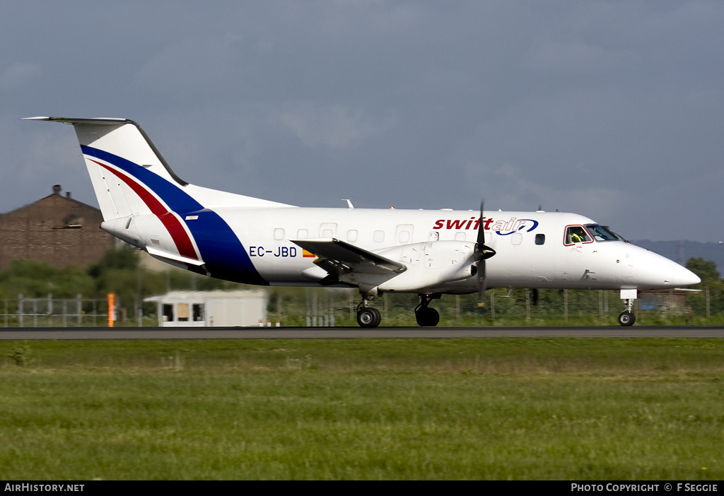 Aircraft Photo of EC-JBD | Embraer EMB-120(ERF) Brasilia | Swiftair | AirHistory.net #71341