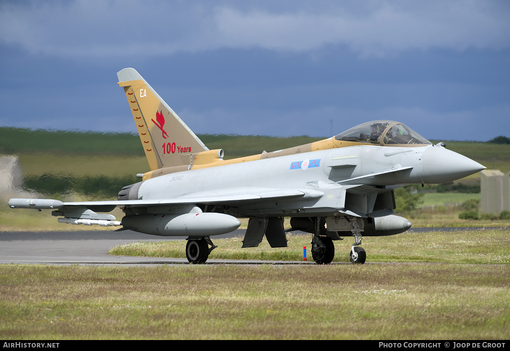 Aircraft Photo of ZK342 | Eurofighter EF-2000 Typhoon FGR4 | UK - Air Force | AirHistory.net #71348