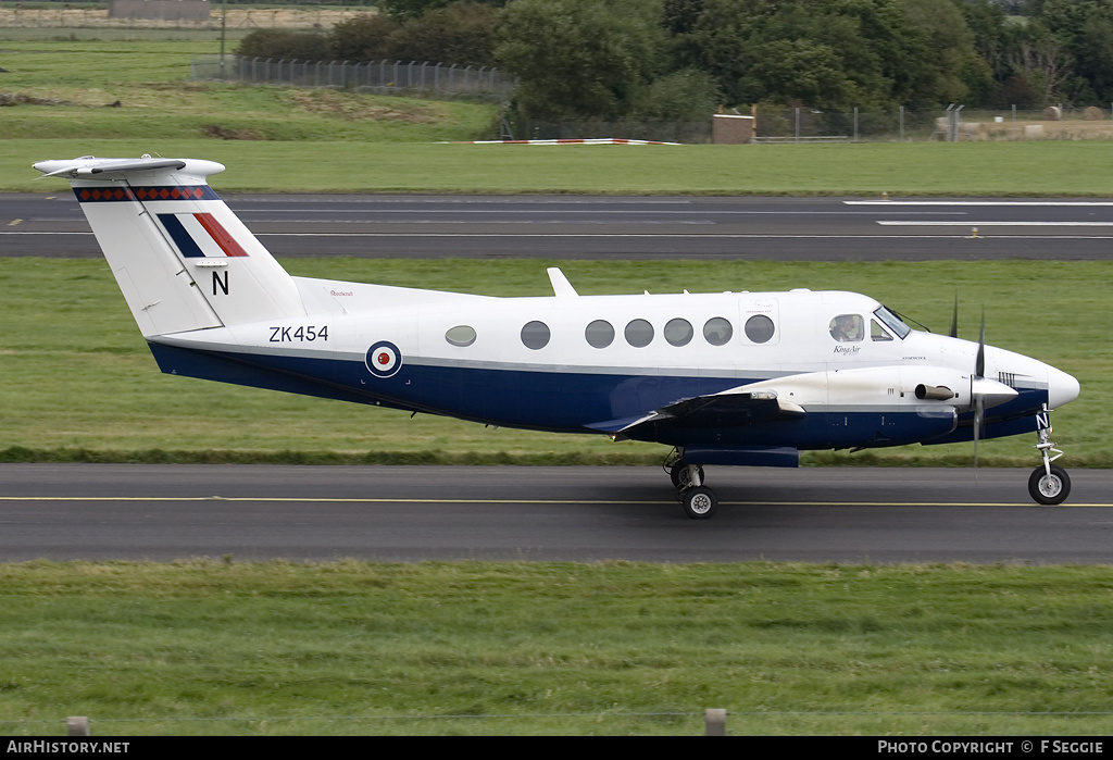 Aircraft Photo of ZK454 | Raytheon B200 King Air | UK - Air Force | AirHistory.net #71351