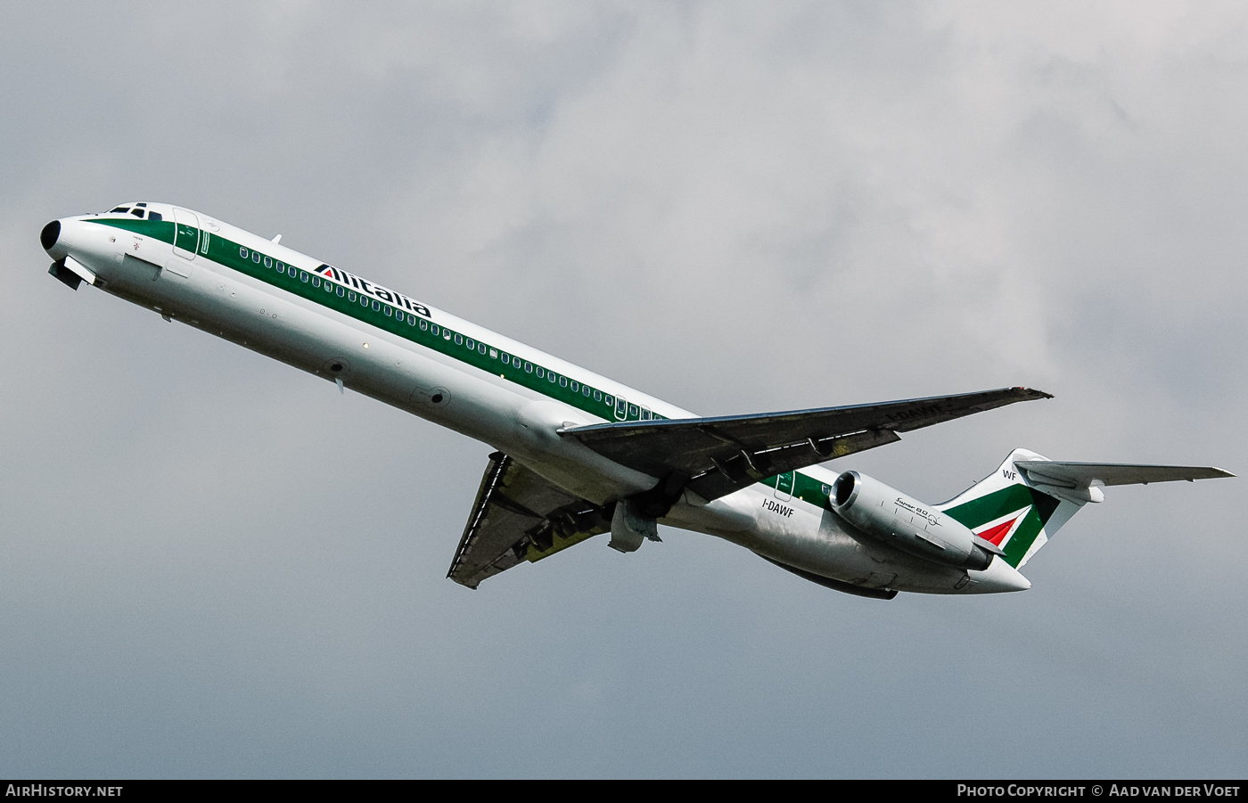 Aircraft Photo of I-DAWF | McDonnell Douglas MD-82 (DC-9-82) | Alitalia | AirHistory.net #71352