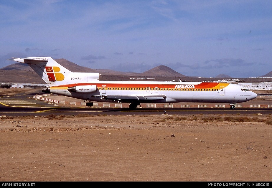 Aircraft Photo of EC-CFA | Boeing 727-256/Adv | Iberia | AirHistory.net #71358