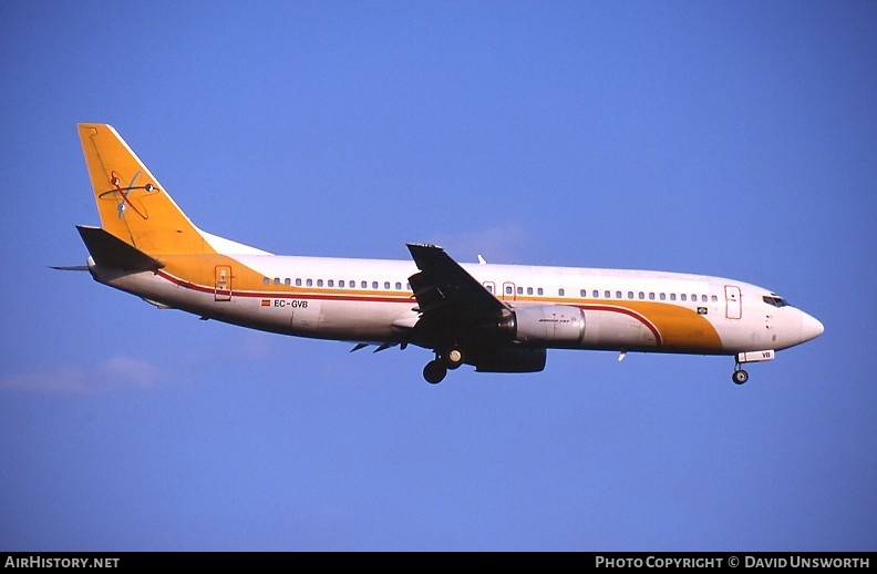 Aircraft Photo of EC-GVB | Boeing 737-4Y0 | Futura International Airways | AirHistory.net #71359