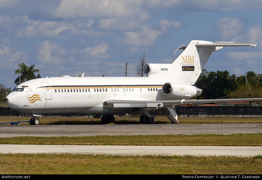 Aircraft Photo of N400RG | Boeing 727-22(RE) Super 27 | MBI International & Partners | AirHistory.net #71374