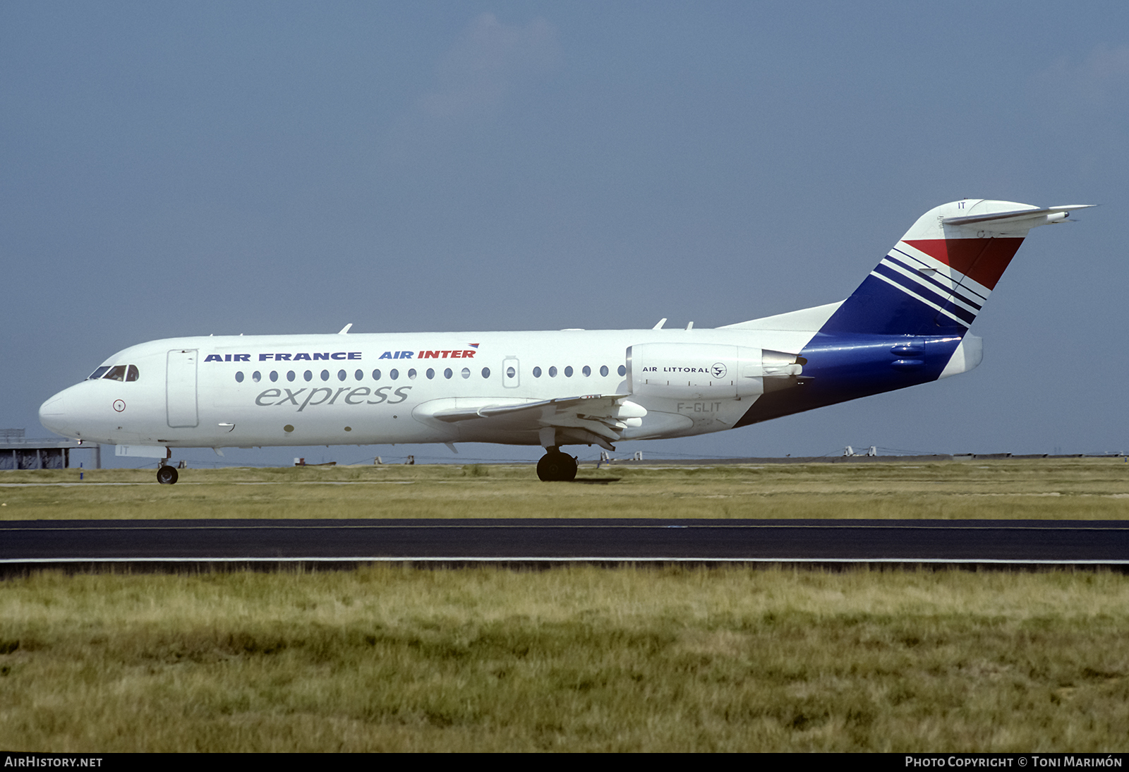 Aircraft Photo of F-GLIT | Fokker 70 (F28-0070) | Air France Express | AirHistory.net #71378
