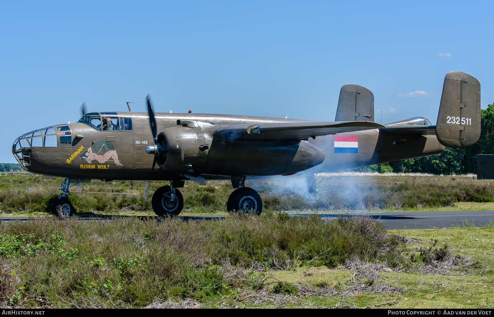 Aircraft Photo of PH-XXV / N5-149 | North American B-25J Mitchell | Koninklijke Luchtmacht Historische Vlucht | Netherlands East Indies - Air Force | AirHistory.net #71391