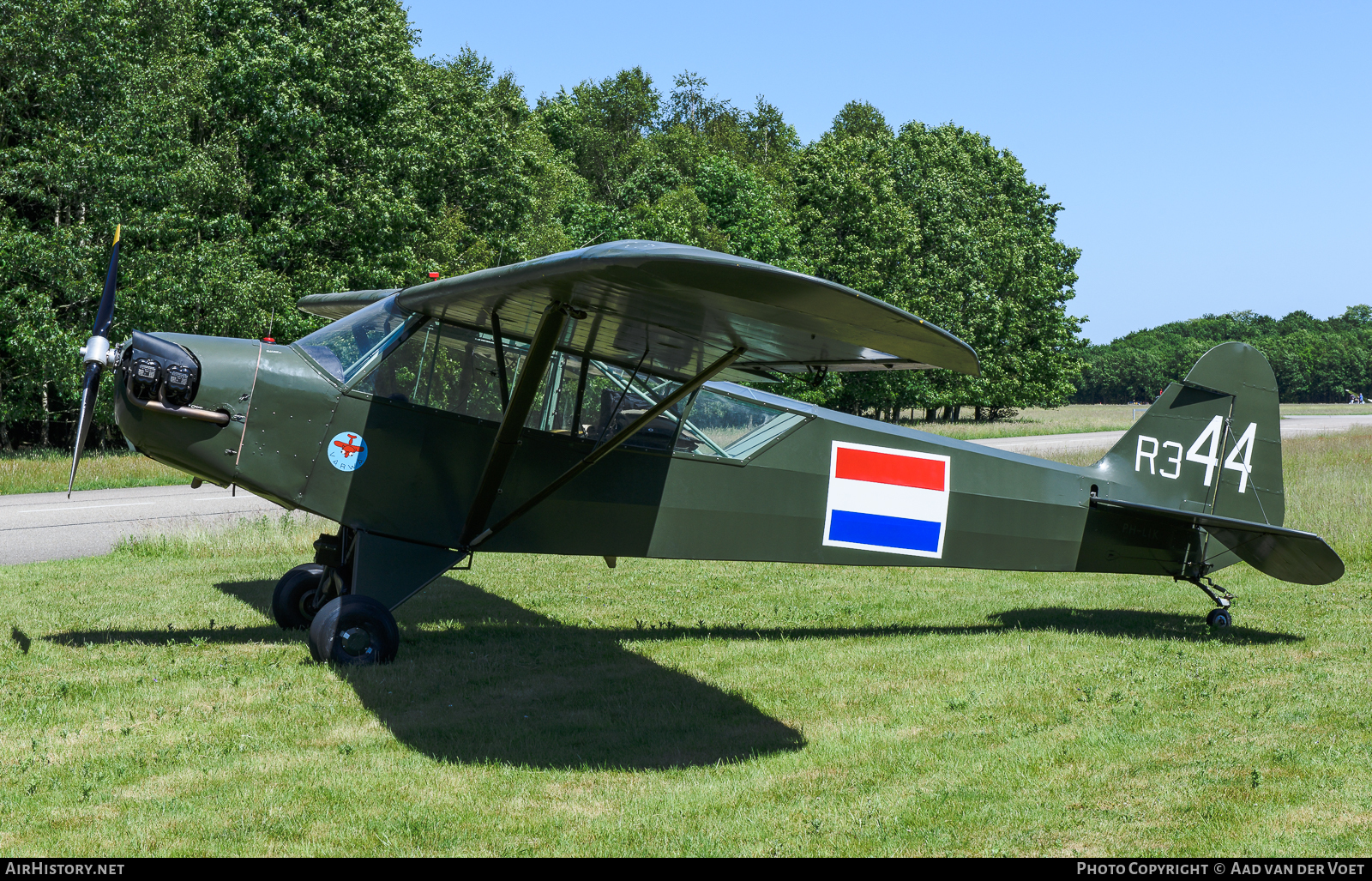 Aircraft Photo of PH-LIK / R-344 | Piper L-4H Cub (J-3C-65D) | Koninklijke Luchtmacht Historische Vlucht | Netherlands East Indies - Air Force | AirHistory.net #71397