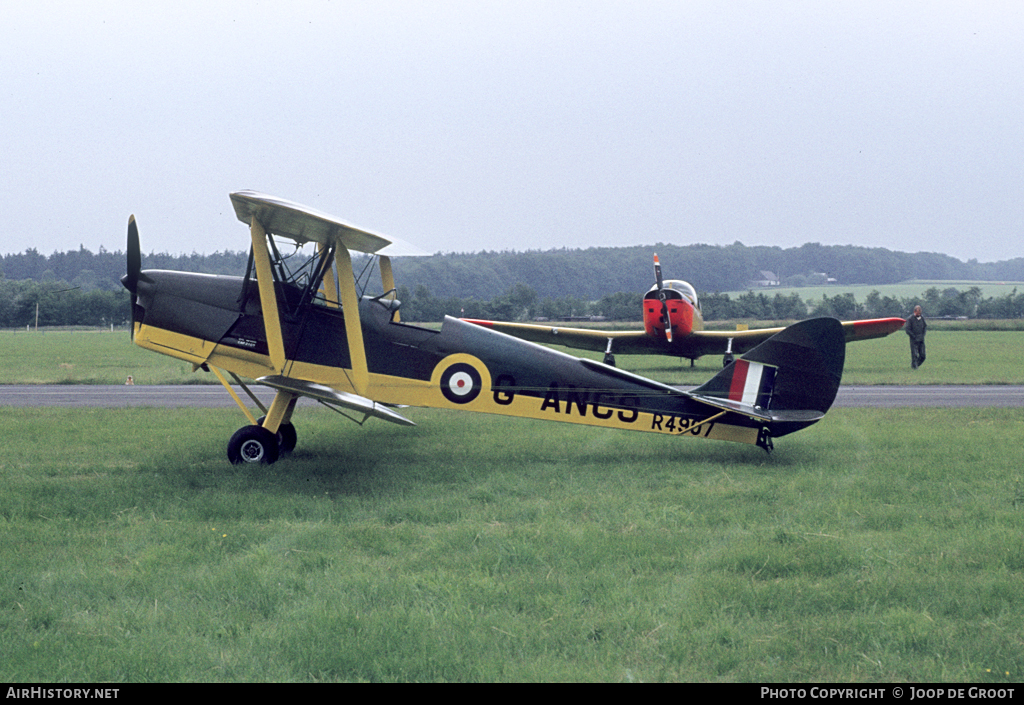 Aircraft Photo of G-ANCS / R4907 | De Havilland D.H. 82A Tiger Moth II | UK - Air Force | AirHistory.net #71405