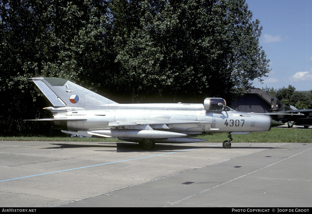 Aircraft Photo of 4307 | Mikoyan-Gurevich MiG-21MF | Czechia - Air Force | AirHistory.net #71413