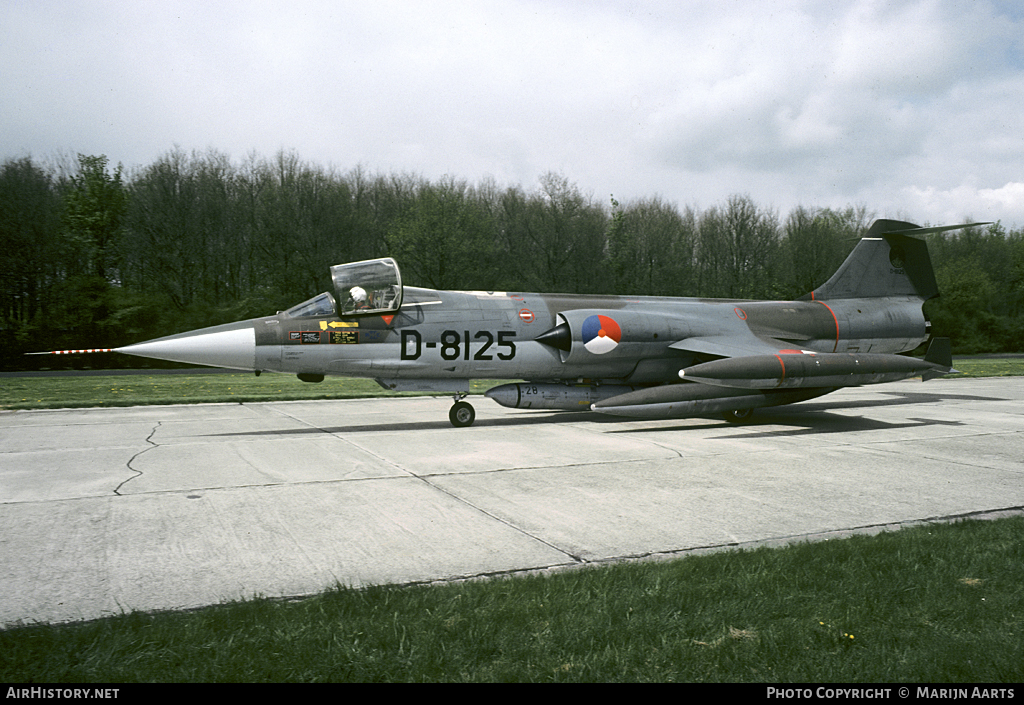 Aircraft Photo of D-8125 | Lockheed RF-104G Starfighter | Netherlands - Air Force | AirHistory.net #71417