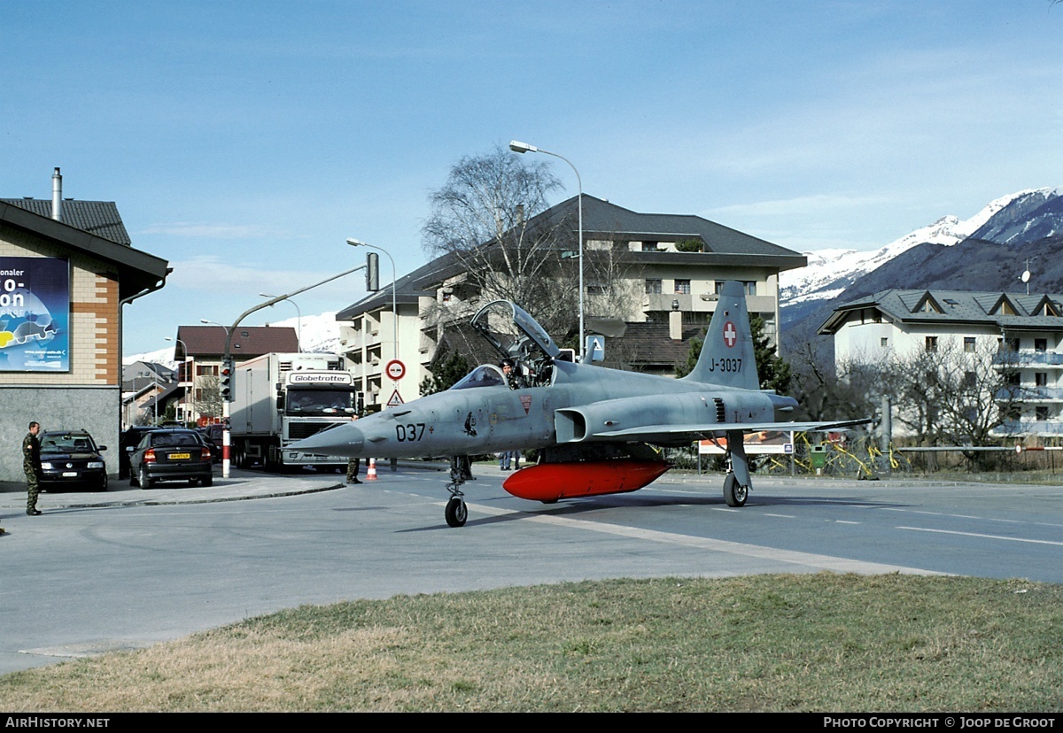 Aircraft Photo of J-3037 | Northrop F-5E Tiger II | Switzerland - Air Force | AirHistory.net #71420
