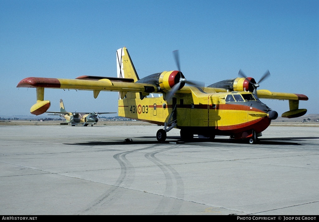 Aircraft Photo of UD13-3 | Canadair CL-215-II (CL-215-1A10) | Spain - Air Force | AirHistory.net #71429