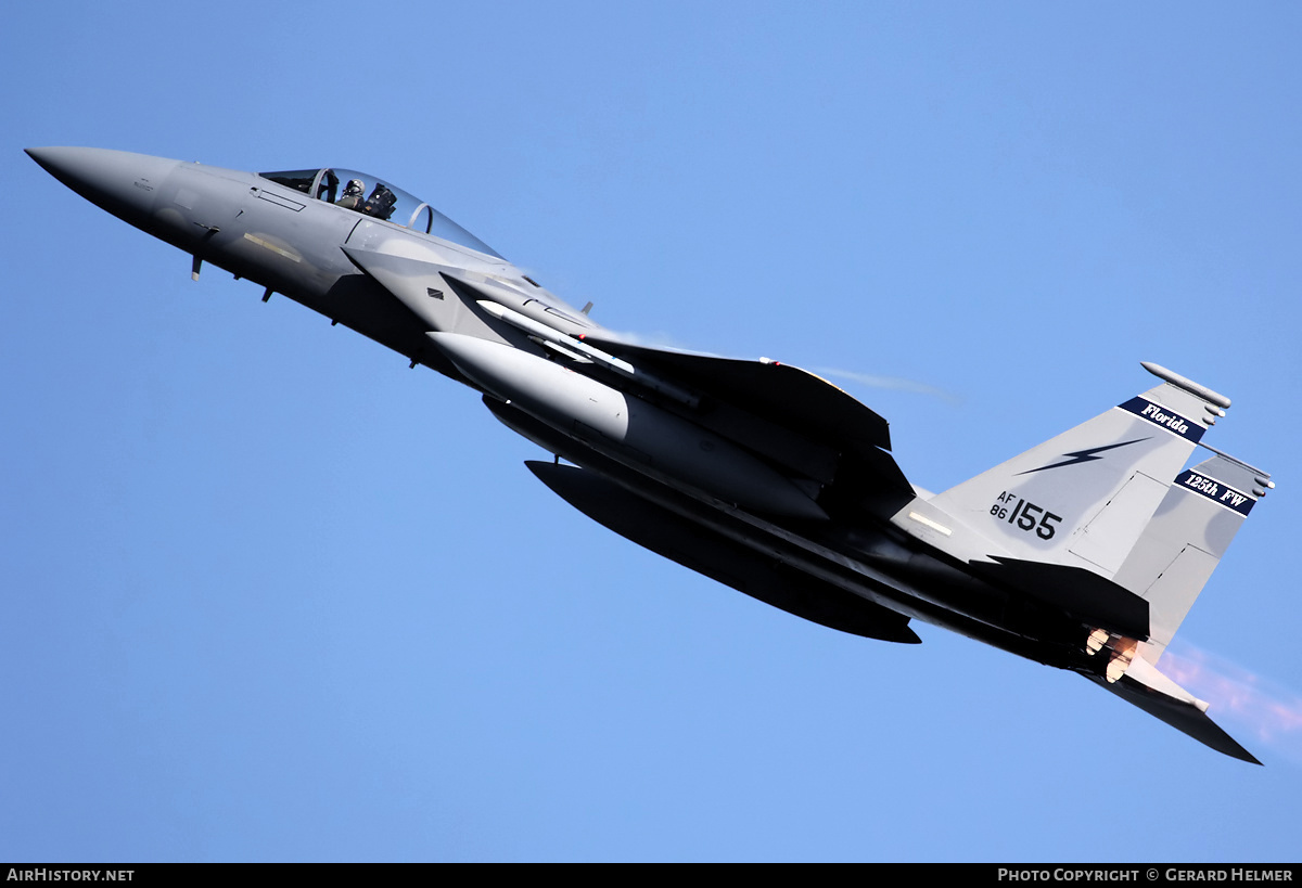 Aircraft Photo of 86-0155 / AF86-155 | McDonnell Douglas F-15C Eagle | USA - Air Force | AirHistory.net #71451