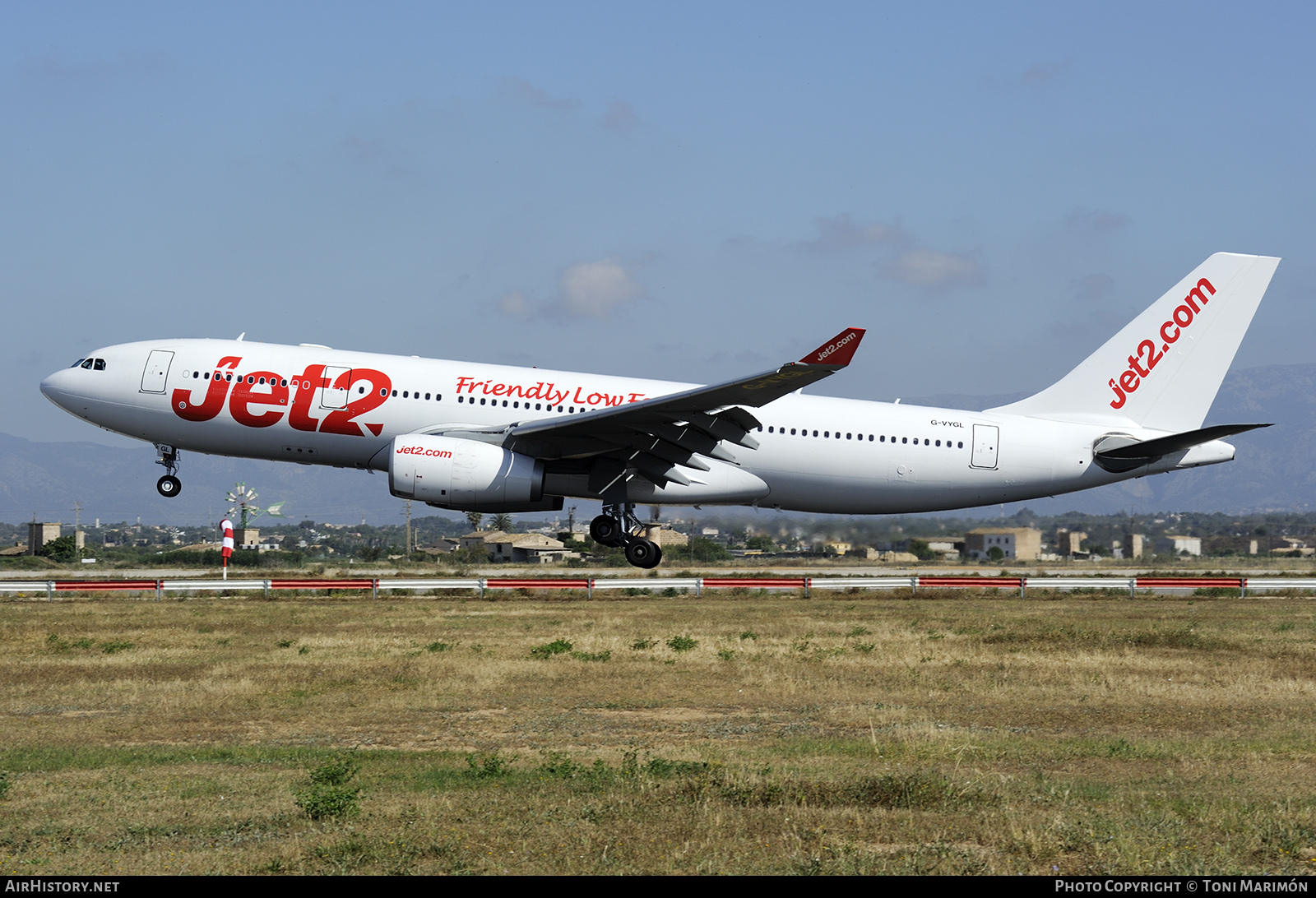 Aircraft Photo of G-VYGL | Airbus A330-243 | Jet2 | AirHistory.net #71474