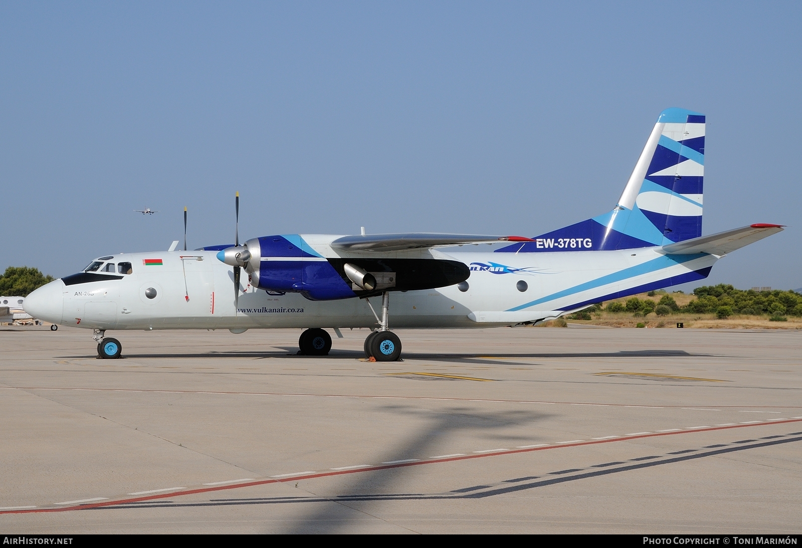 Aircraft Photo of EW-378TG | Antonov An-26B | Vulkan Air | AirHistory.net #71482