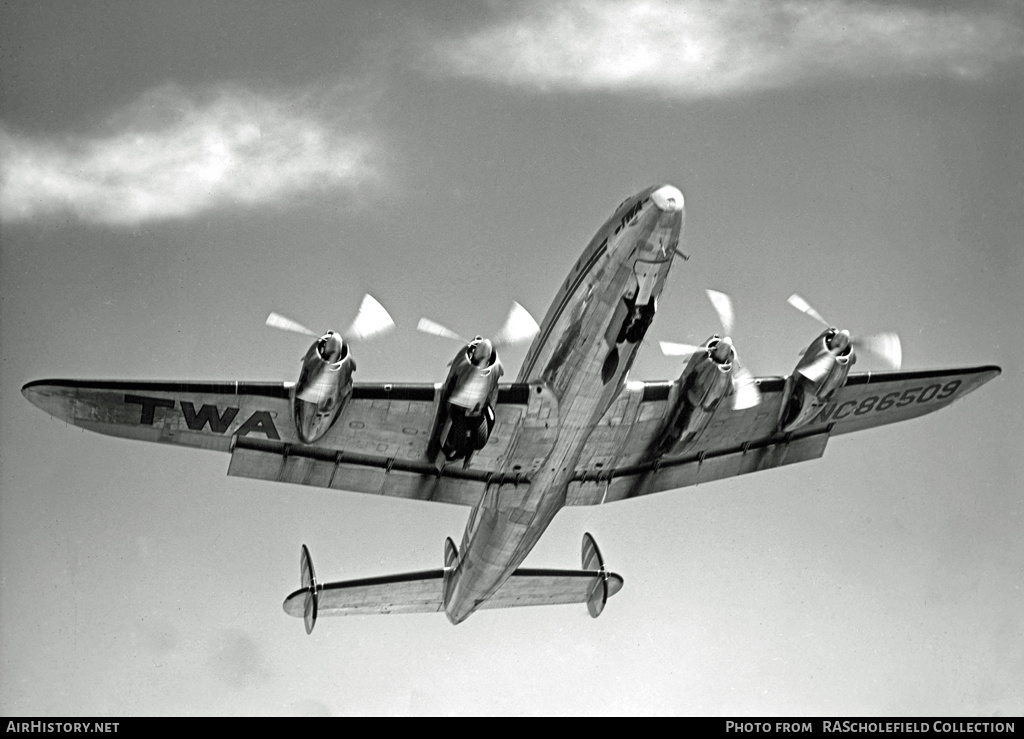 Aircraft Photo of NC86509 | Lockheed L-049 Constellation | Trans World Airline - TWA | AirHistory.net #71499
