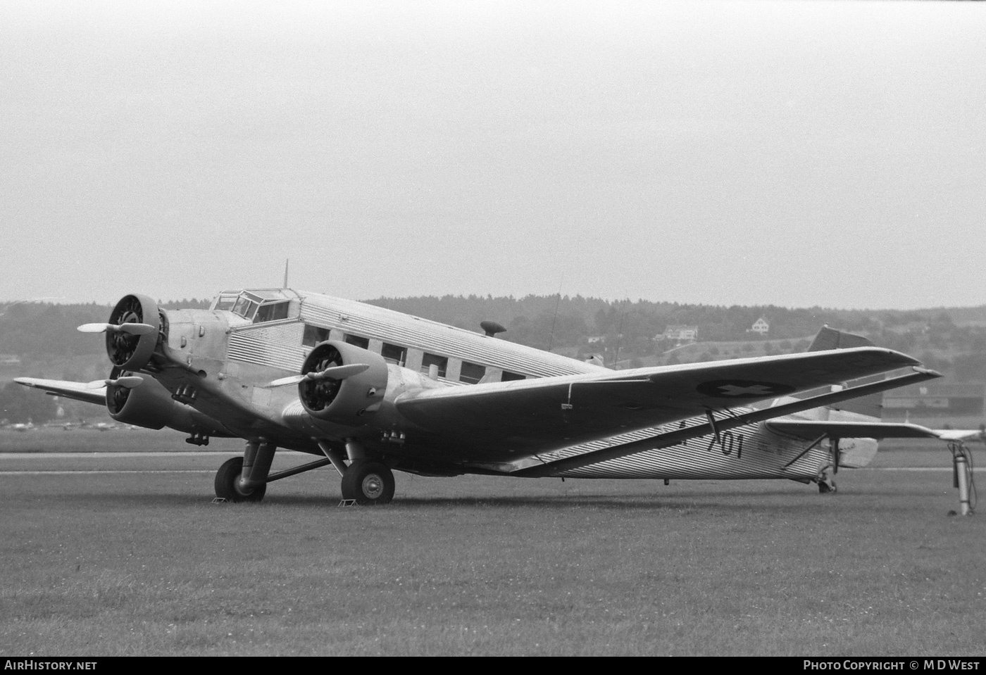 Aircraft Photo of A-701 | Junkers Ju 52/3m g4e | Switzerland - Air Force | AirHistory.net #71517