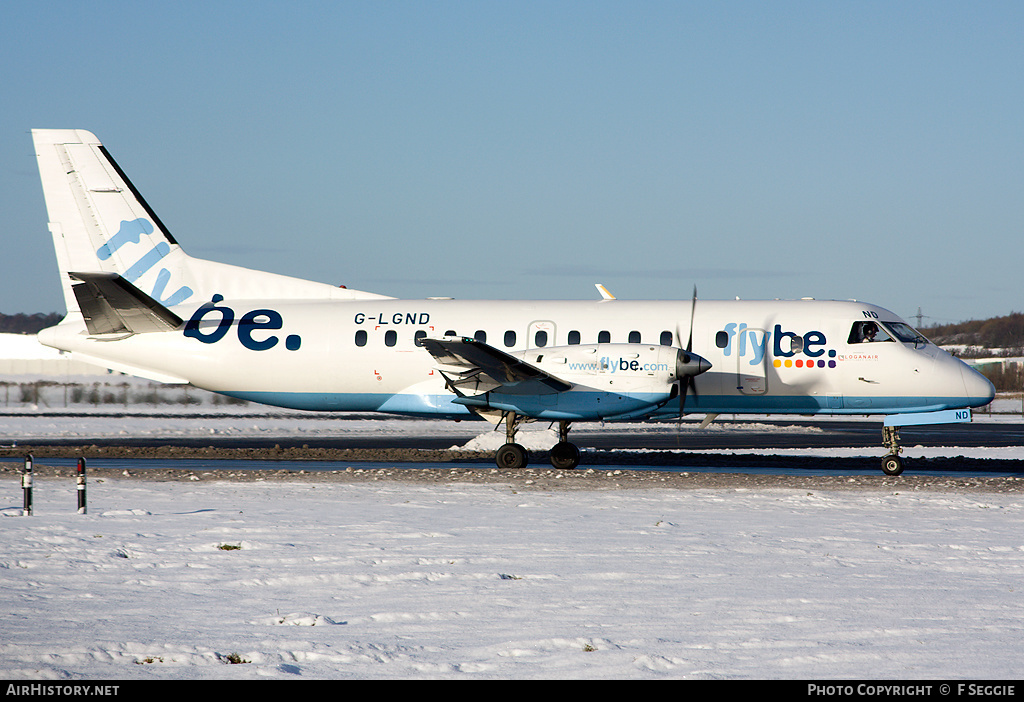 Aircraft Photo of G-LGND | Saab 340B | Flybe | AirHistory.net #71522