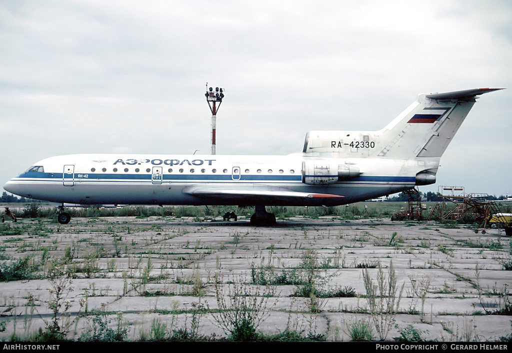 Aircraft Photo of RA-42330 | Yakovlev Yak-42 | Aeroflot | AirHistory.net #71553