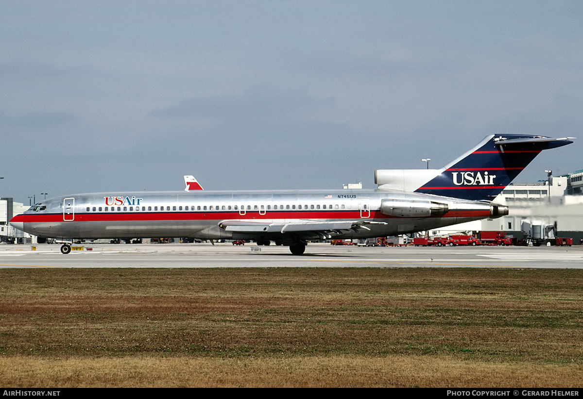 Aircraft Photo of N745US | Boeing 727-281 | USAir | AirHistory.net #71556