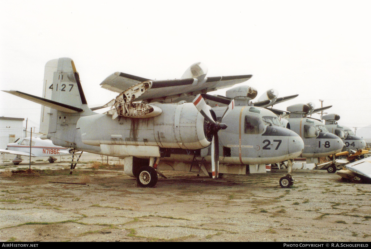 Aircraft Photo of 4127 / 136679 | Grumman S2F-1 Tracker | Japan - Navy | AirHistory.net #71559