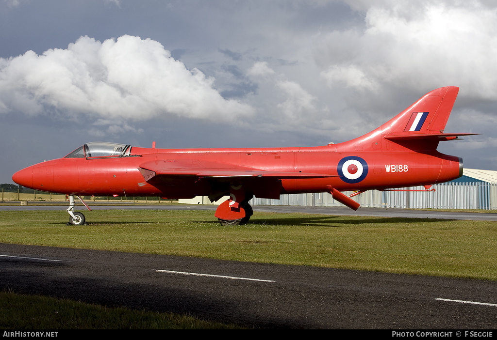 Aircraft Photo of G-BZPC / WB188 | Hawker Hunter GA11 | UK - Air Force | AirHistory.net #71570