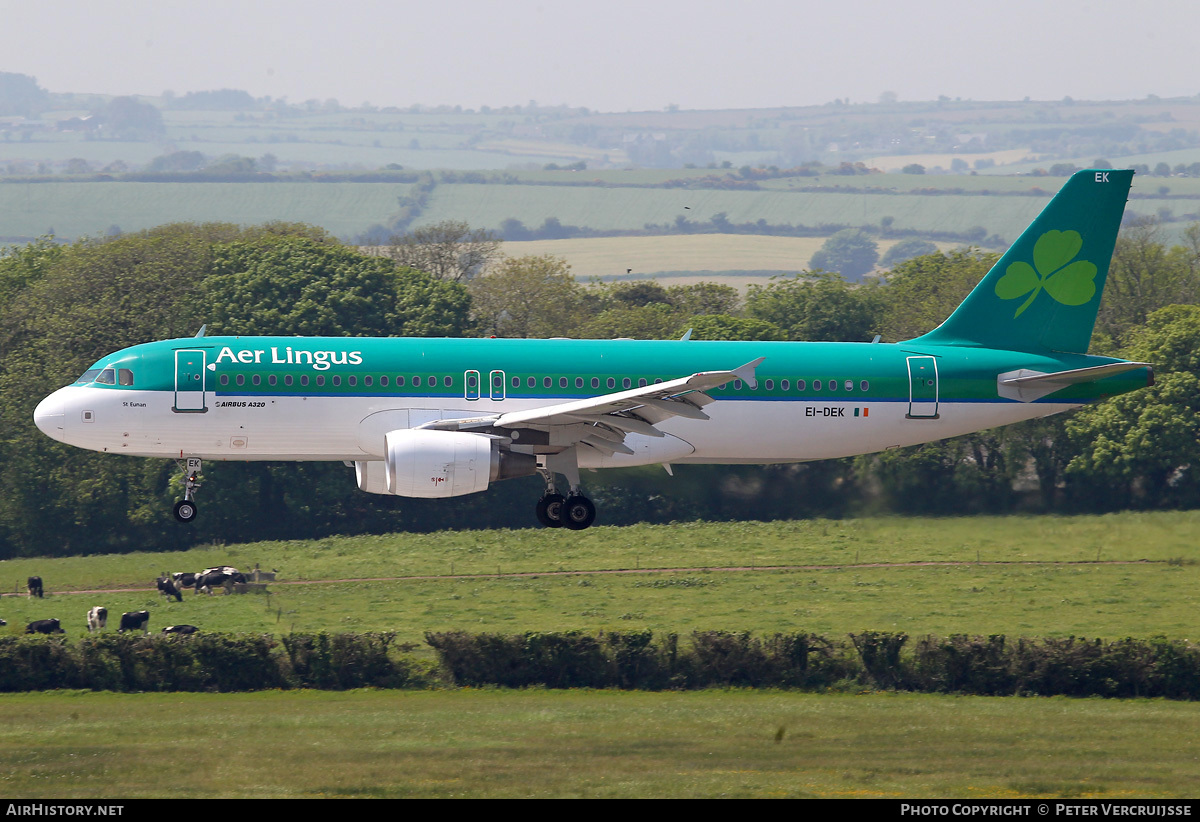 Aircraft Photo of EI-DEK | Airbus A320-214 | Aer Lingus | AirHistory.net #71576