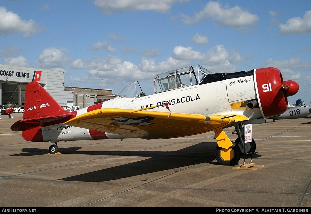 Aircraft Photo of N991VR / 90991 | North American SNJ-5 Texan | USA - Navy | AirHistory.net #71586