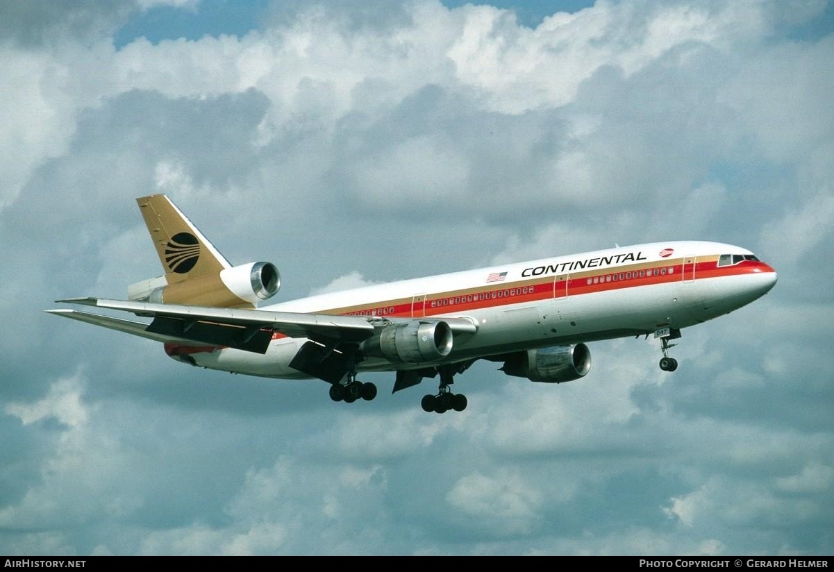 Aircraft Photo of N68047 | McDonnell Douglas DC-10-10 | Continental Airlines | AirHistory.net #71596