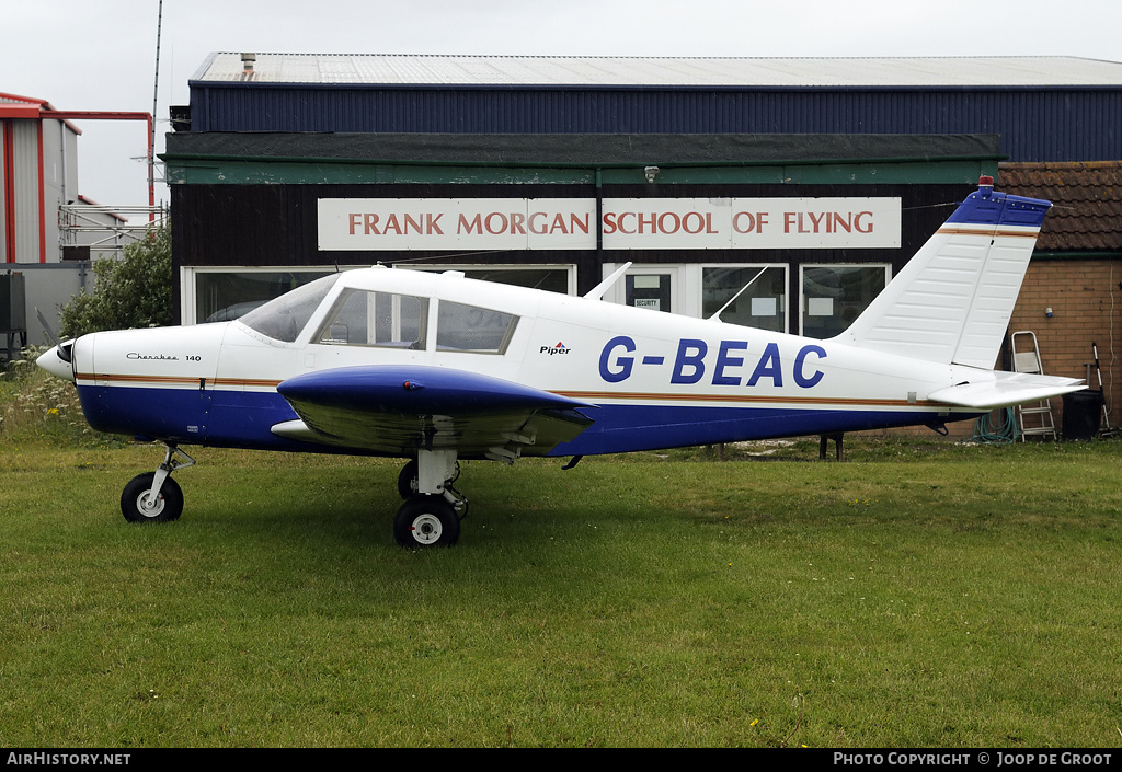 Aircraft Photo of G-BEAC | Piper PA-28-140 Cherokee | AirHistory.net #71613