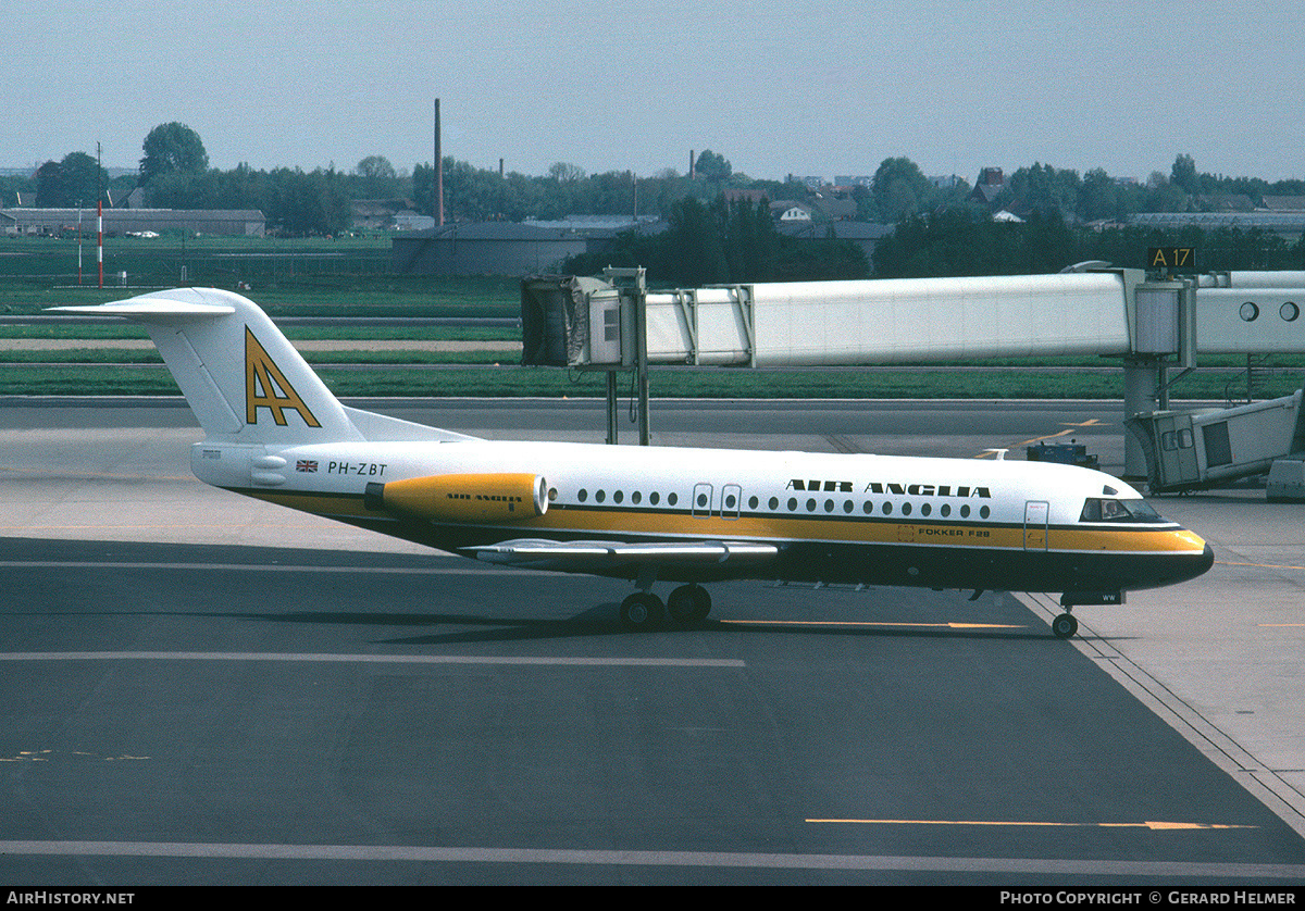 Aircraft Photo of PH-ZBT | Fokker F28-4000 Fellowship | Air Anglia | AirHistory.net #71617