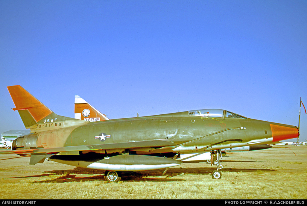 Aircraft Photo of 54-1959 / 0-41959 | North American F-100C Super Sabre | USA - Air Force | AirHistory.net #71626