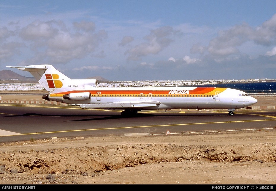Aircraft Photo of EC-DDZ | Boeing 727-256/Adv | Iberia | AirHistory.net #71643