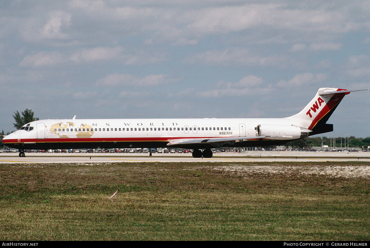 Aircraft Photo of N9630A | McDonnell Douglas MD-83 (DC-9-83) | Trans World Airlines - TWA | AirHistory.net #71686