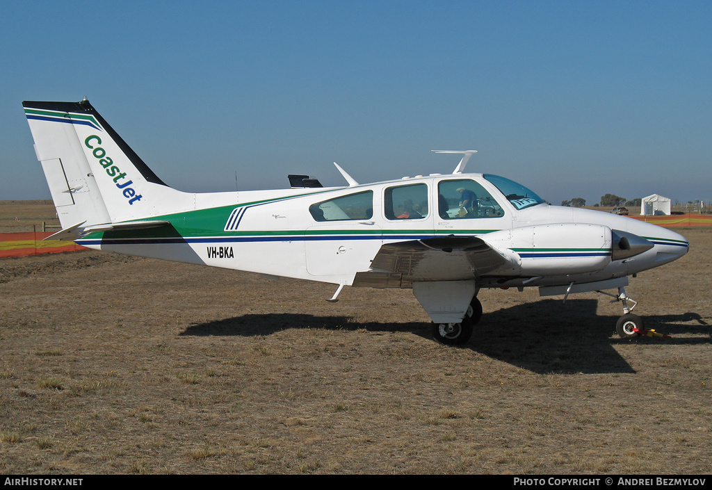 Aircraft Photo of VH-BKA | Beech B55 Baron (95-B55) | CoastJet | AirHistory.net #71699