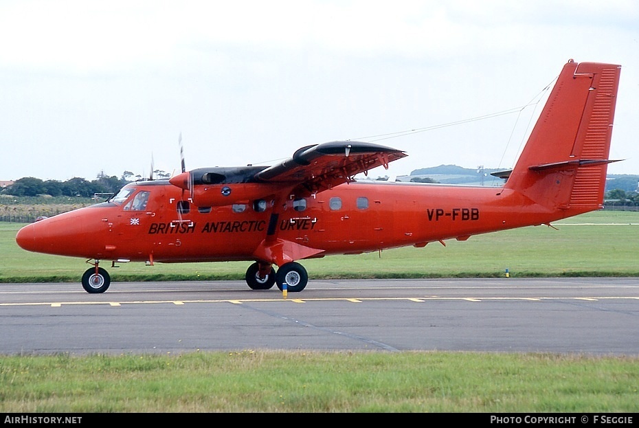 Aircraft Photo of VP-FBB | De Havilland Canada DHC-6-300 Twin Otter | British Antarctic Survey | AirHistory.net #71706