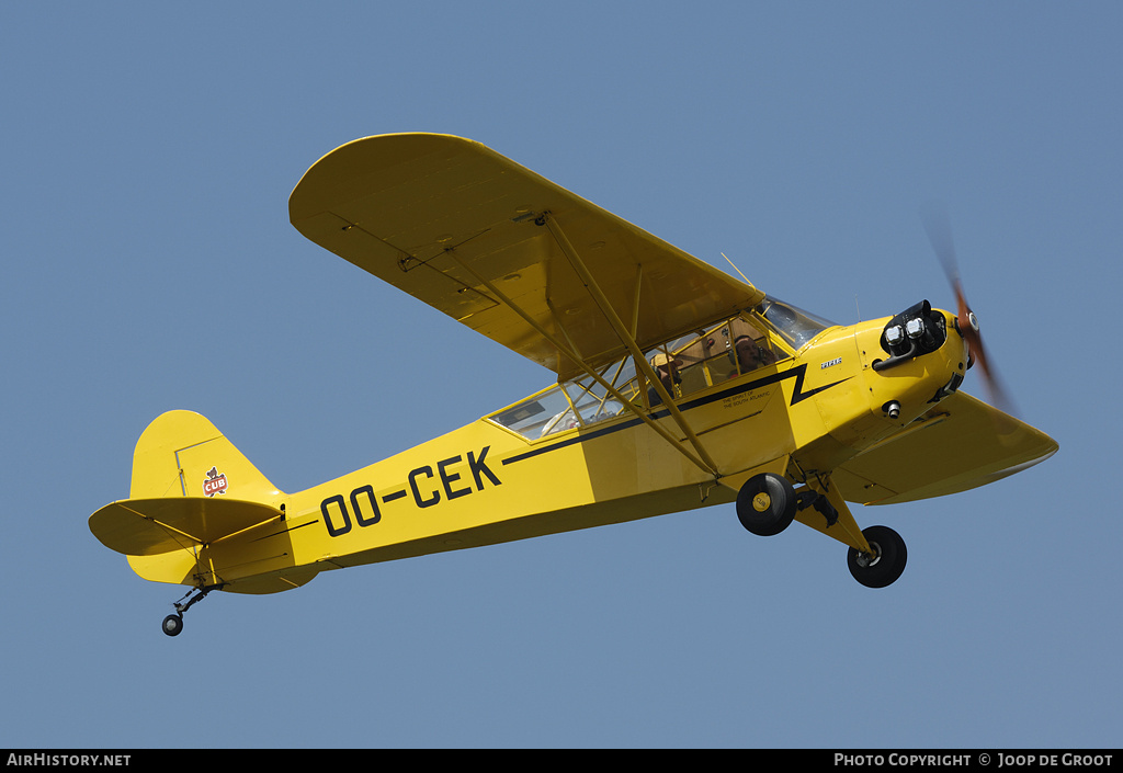 Aircraft Photo of OO-CEK | Piper J-3C-65 Cub | AirHistory.net #71707
