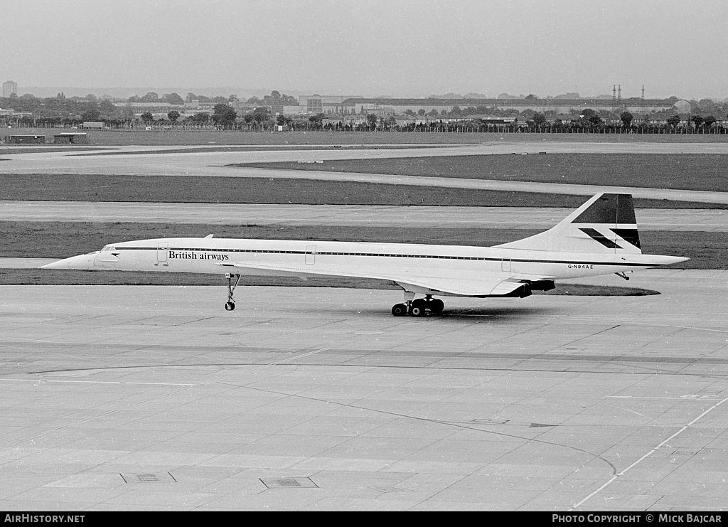 Aircraft Photo of G-N94AE | Aerospatiale-BAC Concorde 102 | British Airways | AirHistory.net #71711