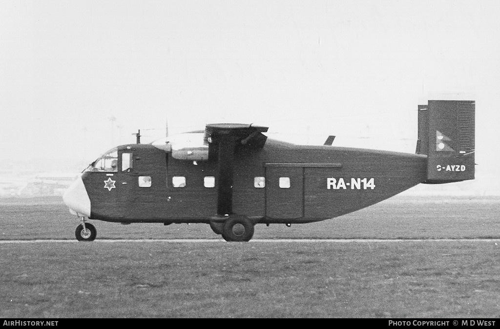 Aircraft Photo of RA-N14 | Short SC.7 Skyvan 3-400 | Nepal - Army | AirHistory.net #71728