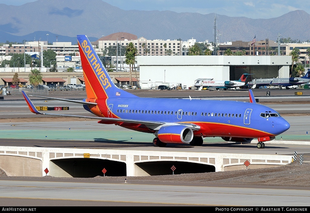 Aircraft Photo of N408WN | Boeing 737-7H4 | Southwest Airlines | AirHistory.net #71754